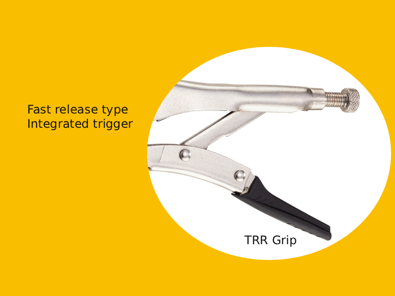 Fast release vise grip